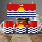 Kiribati Flag Mug | Patriotic Coffee Cup | Gift for Expats, Kiribati Heritage & Travelers