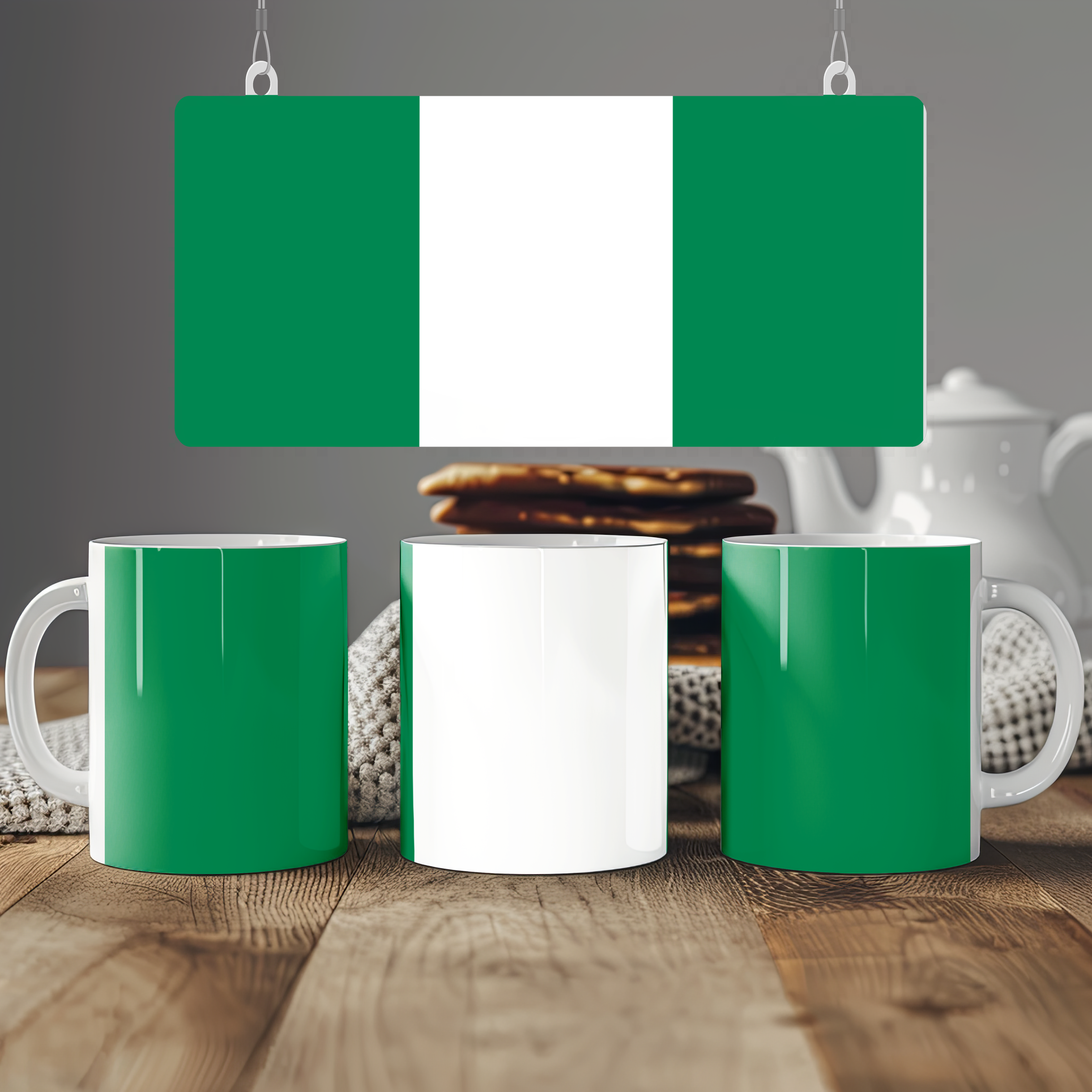 Nigeria Flag Mug | Patriotic Coffee Cup | Gift for Expats, Nigeria Heritage & Travelers