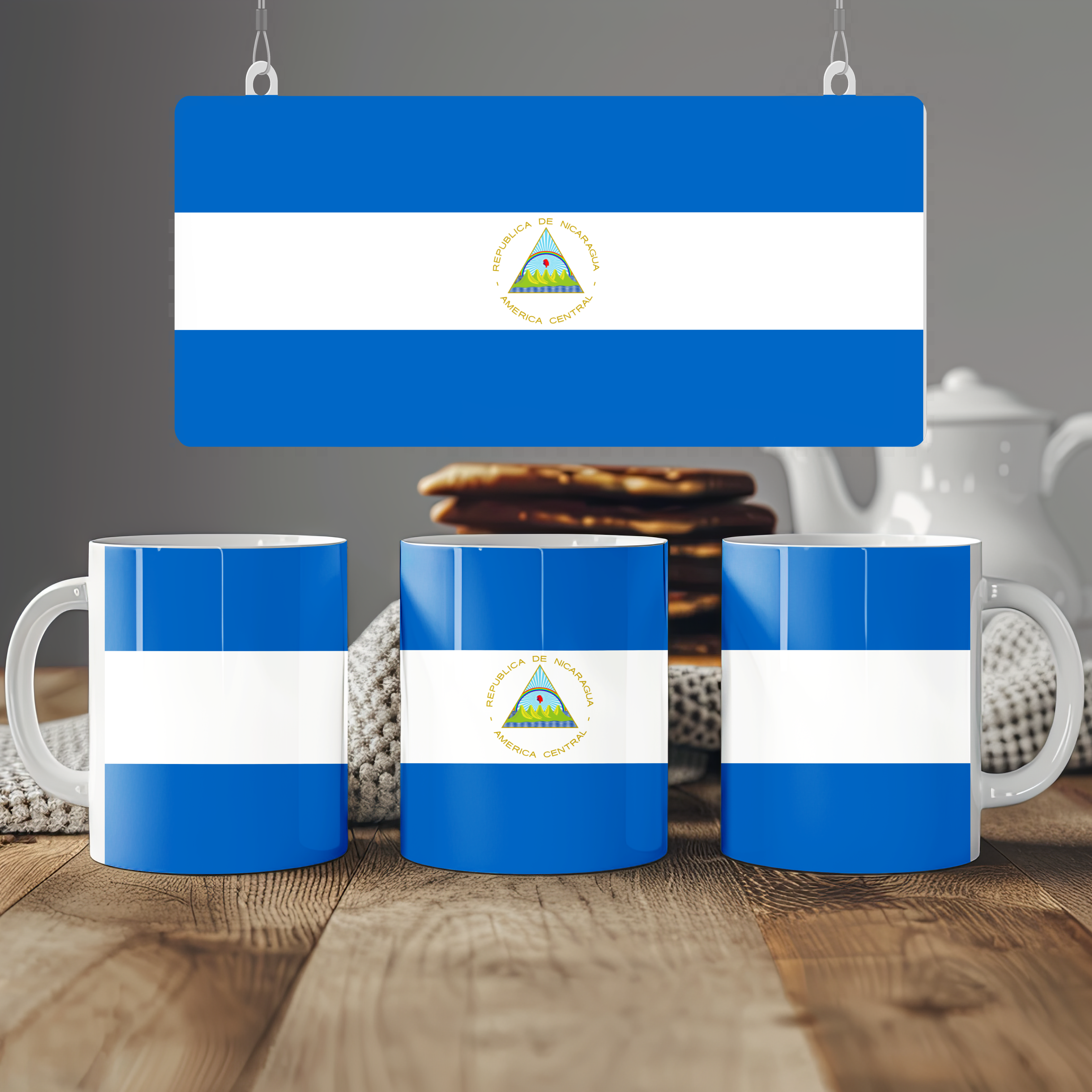 Nicaragua Flag Mug | Patriotic Coffee Cup | Gift for Expats, Nicaragua Heritage & Travelers