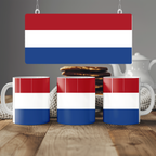Netherlands Flag Mug | Patriotic Coffee Cup | Gift for Expats, Netherlands Heritage & Travelers