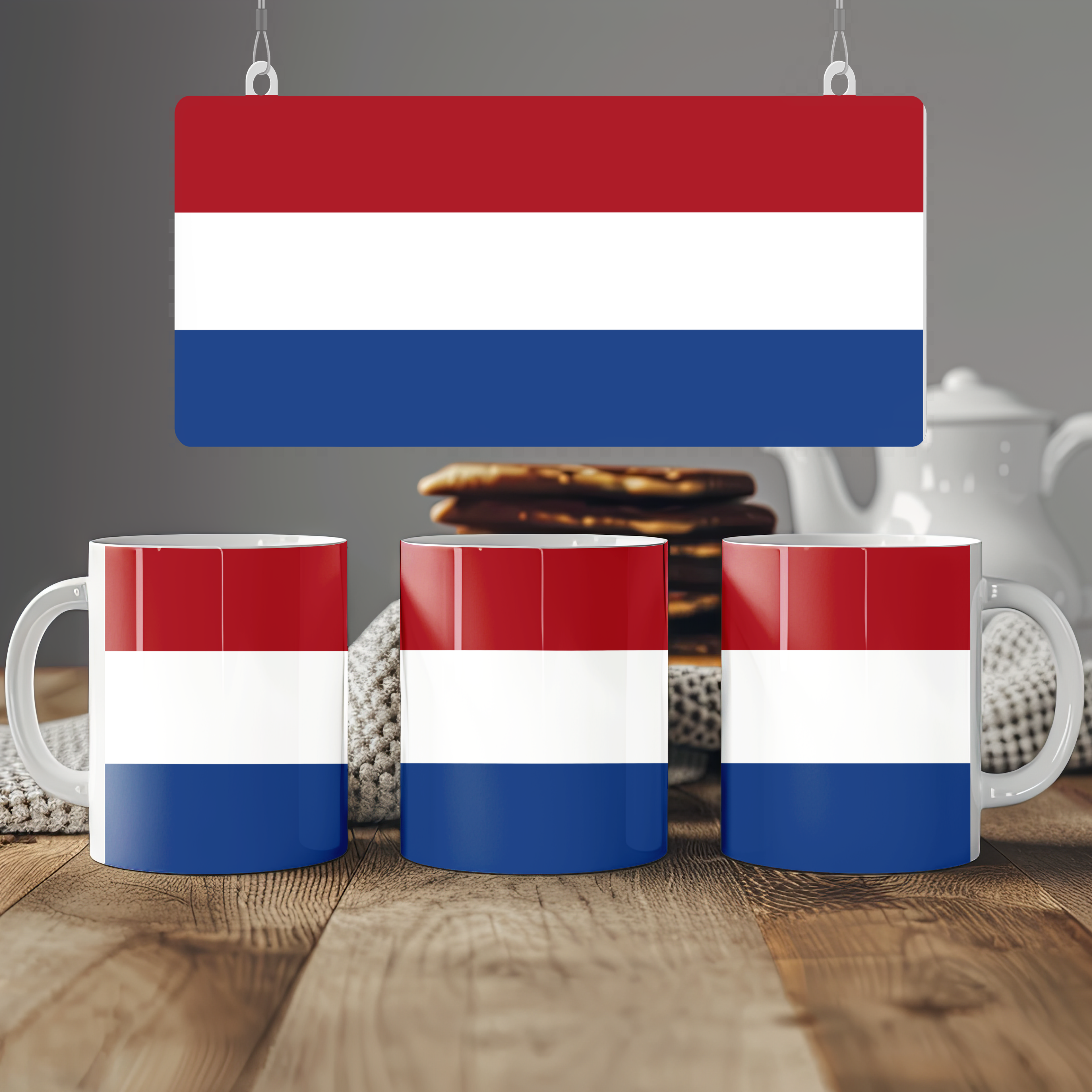 Netherlands Flag Mug | Patriotic Coffee Cup | Gift for Expats, Netherlands Heritage & Travelers