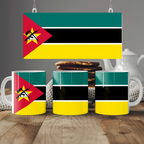 Mozambique Flag Mug | Patriotic Coffee Cup | Gift for Expats, Mozambique Heritage & Travelers