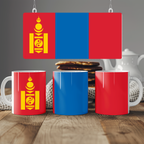 Mongolia Flag Mug | Patriotic Coffee Cup | Gift for Expats, Mongolia Heritage & Travelers