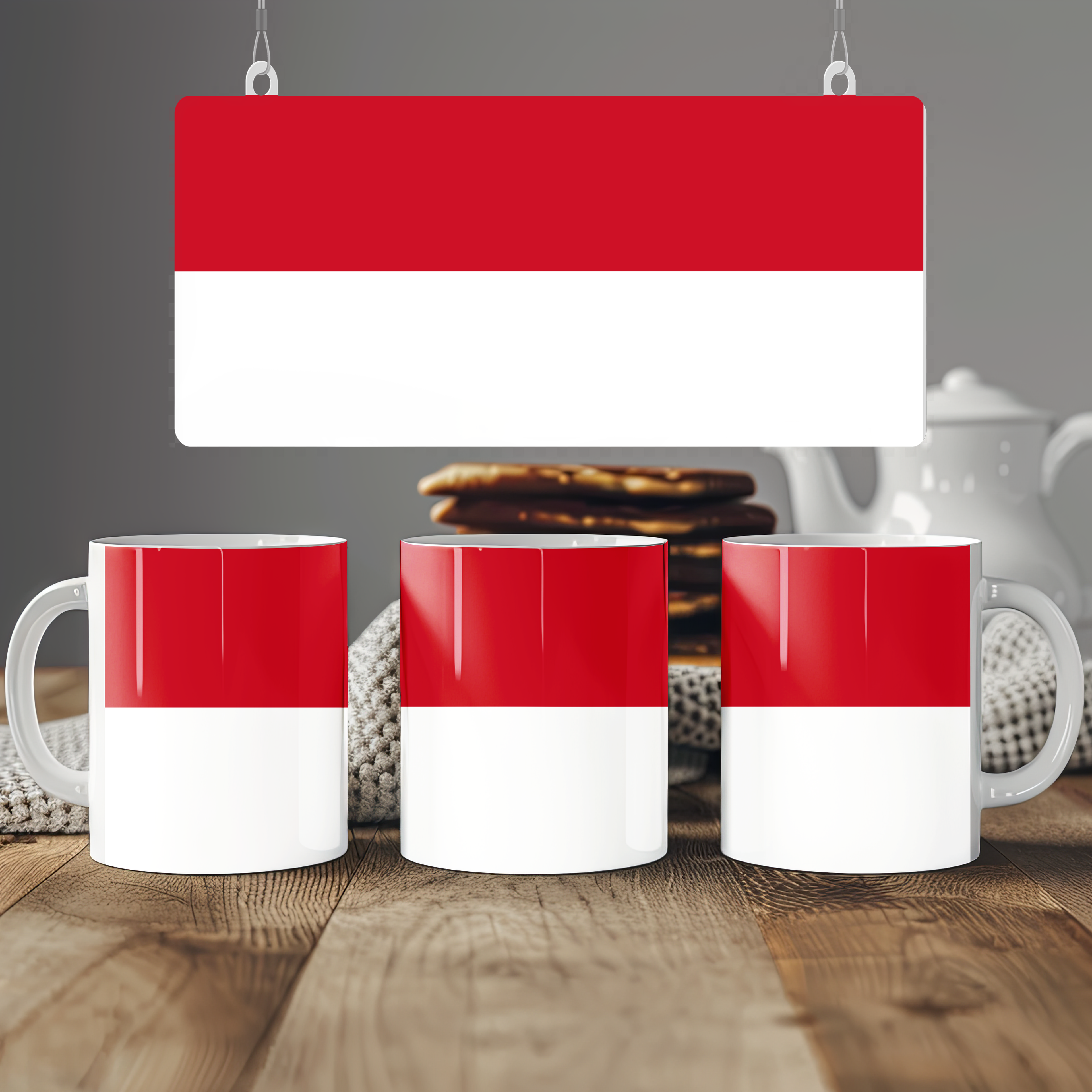 Monaco Flag Mug | Patriotic Coffee Cup | Gift for Expats, Monaco Heritage & Travelers