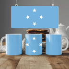 Micronesia Flag Mug | Patriotic Coffee Cup | Gift for Expats, Micronesia Heritage & Travelers