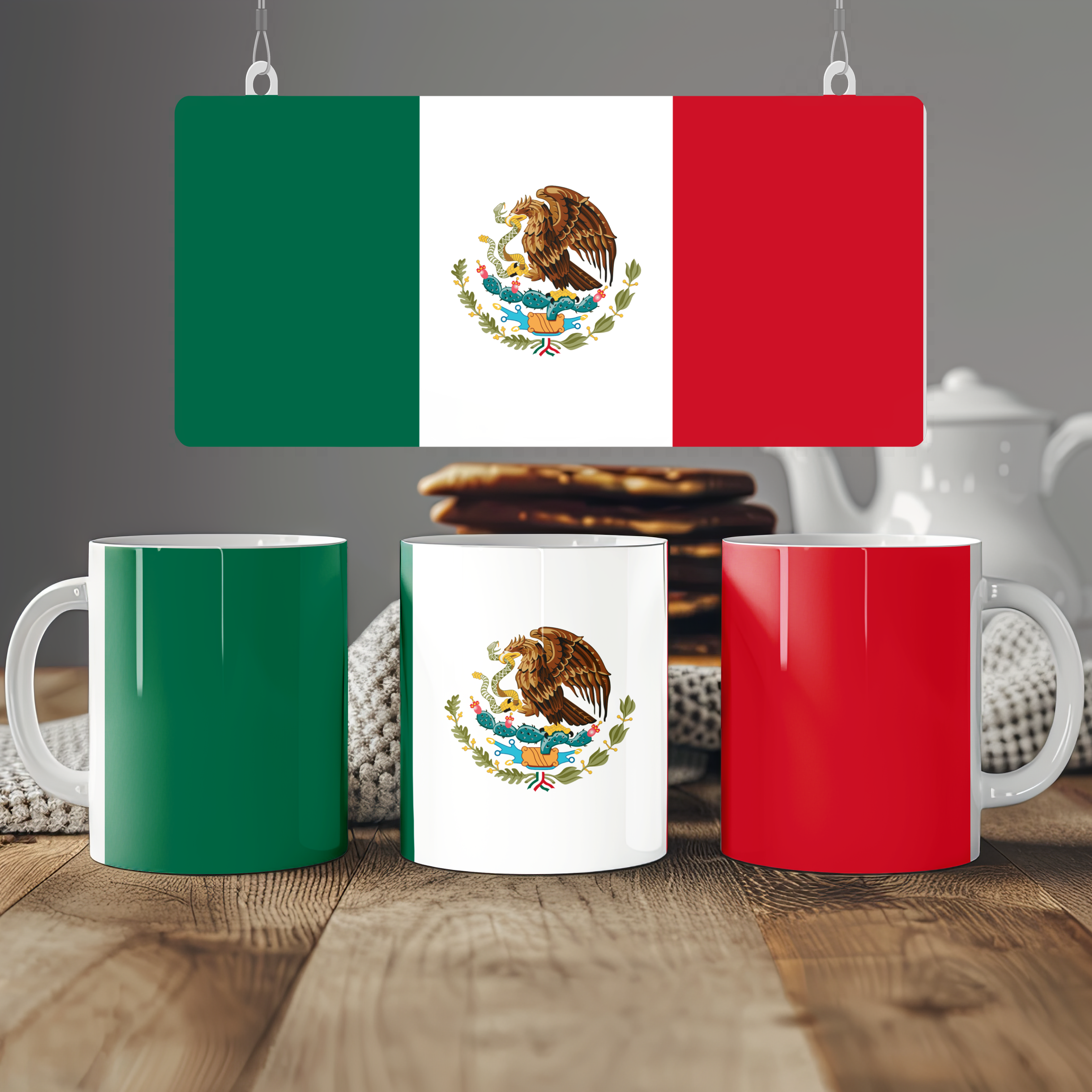 Mexico Flag Mug | Patriotic Coffee Cup | Gift for Expats, Mexico Heritage & Travelers