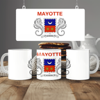 Mayotte Flag Mug | Patriotic Coffee Cup | Gift for Expats, Mayotte Heritage & Travelers
