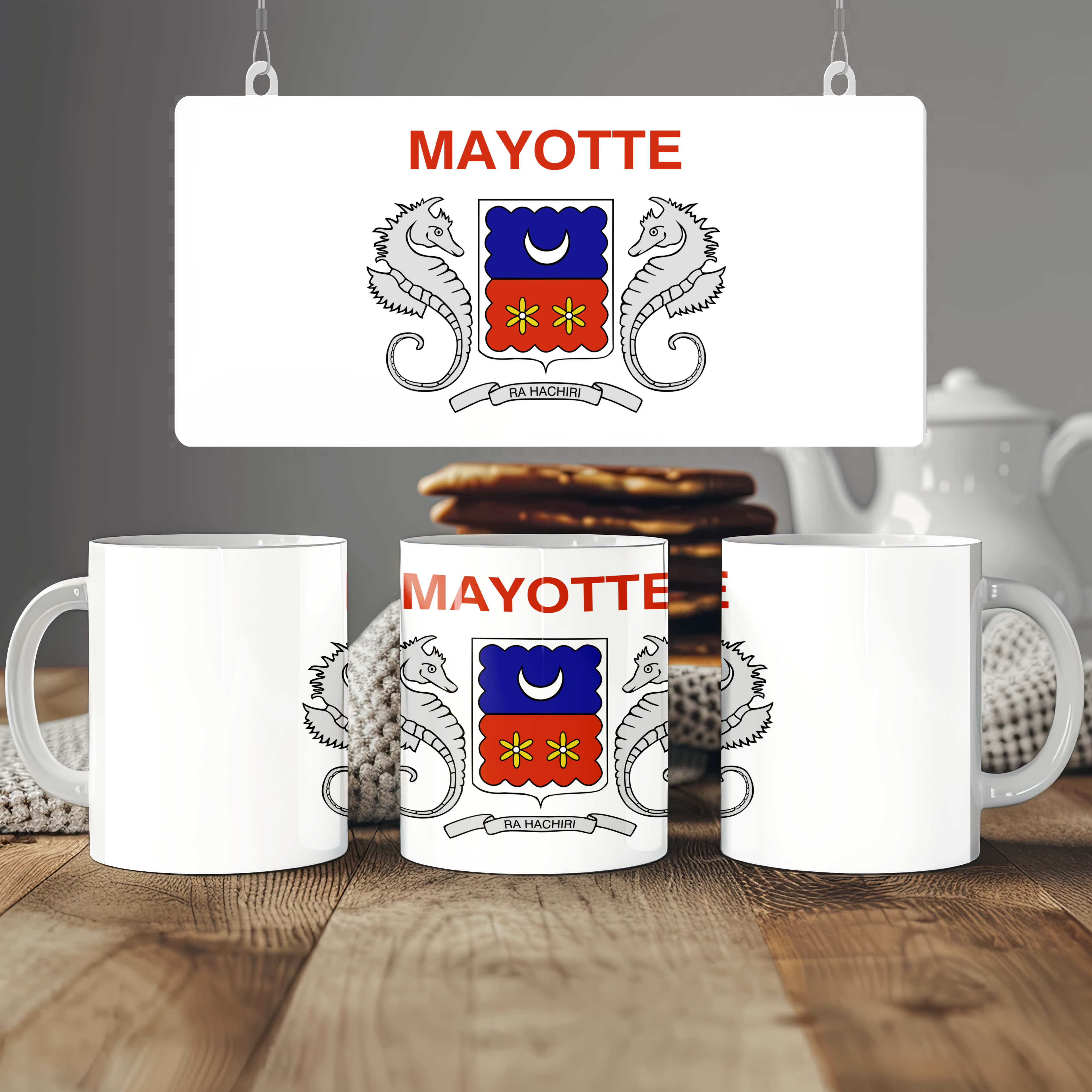 Mayotte Flag Mug | Patriotic Coffee Cup | Gift for Expats, Mayotte Heritage & Travelers