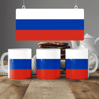 Russia Flag Mug | Patriotic Coffee Cup | Gift for Expats, Russia Heritage & Travelers