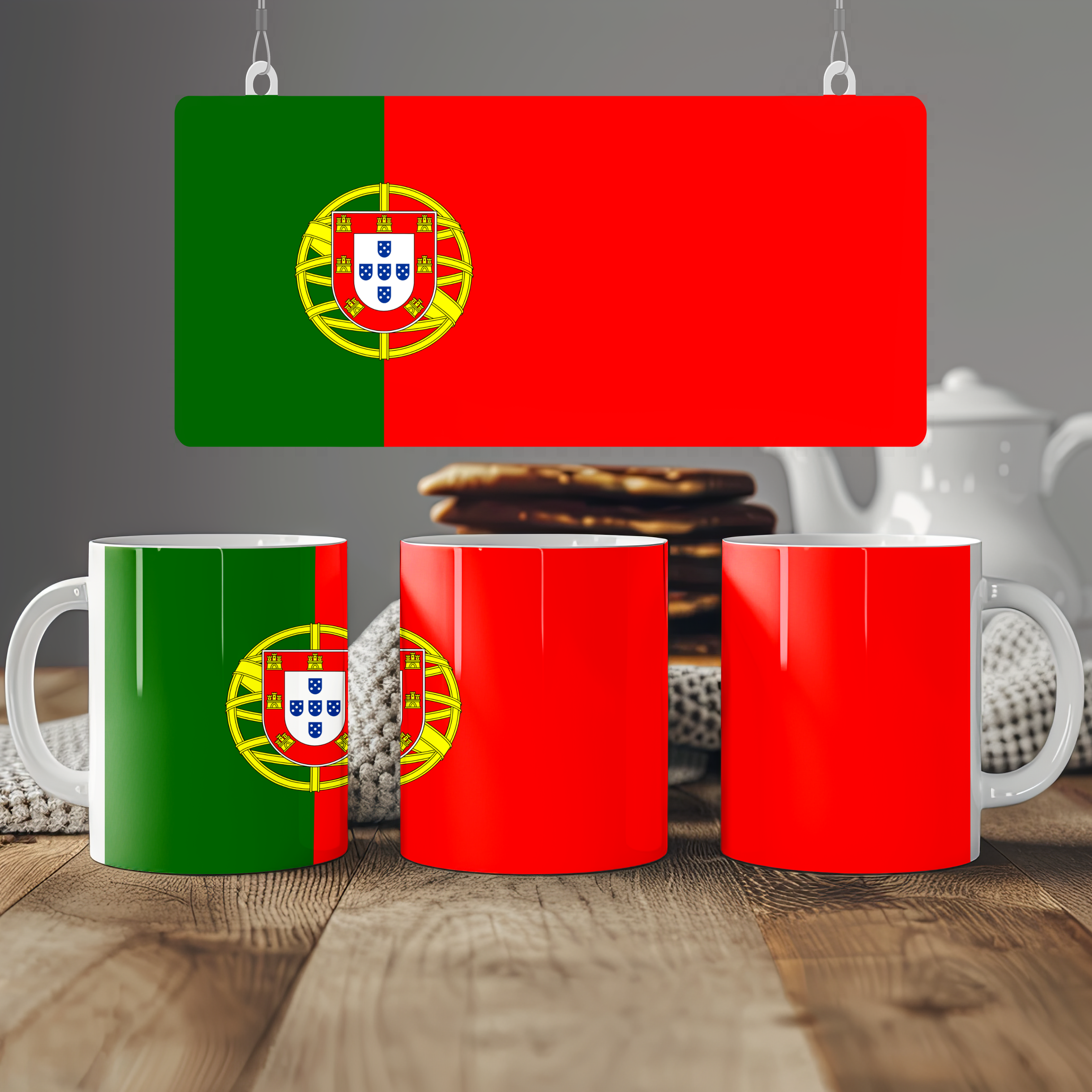 Portugal Flag Mug | Patriotic Coffee Cup | Gift for Expats, Portugal Heritage & Travelers