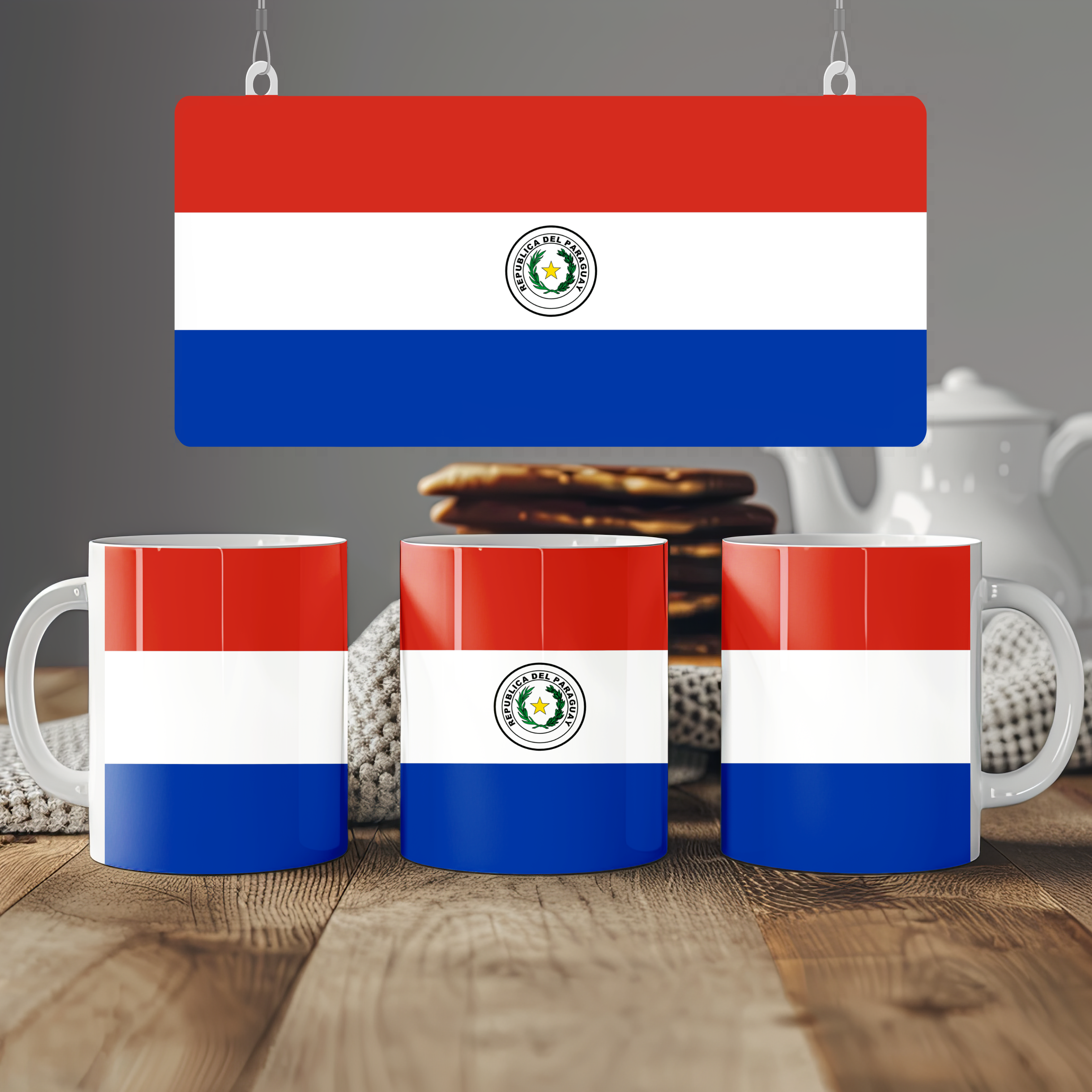 Paraguay Flag Mug | Patriotic Coffee Cup | Gift for Expats, Paraguay Heritage & Travelers