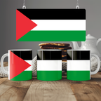 Palestine Flag Mug | Patriotic Coffee Cup | Gift for Expats, Palestine Heritage & Travelers