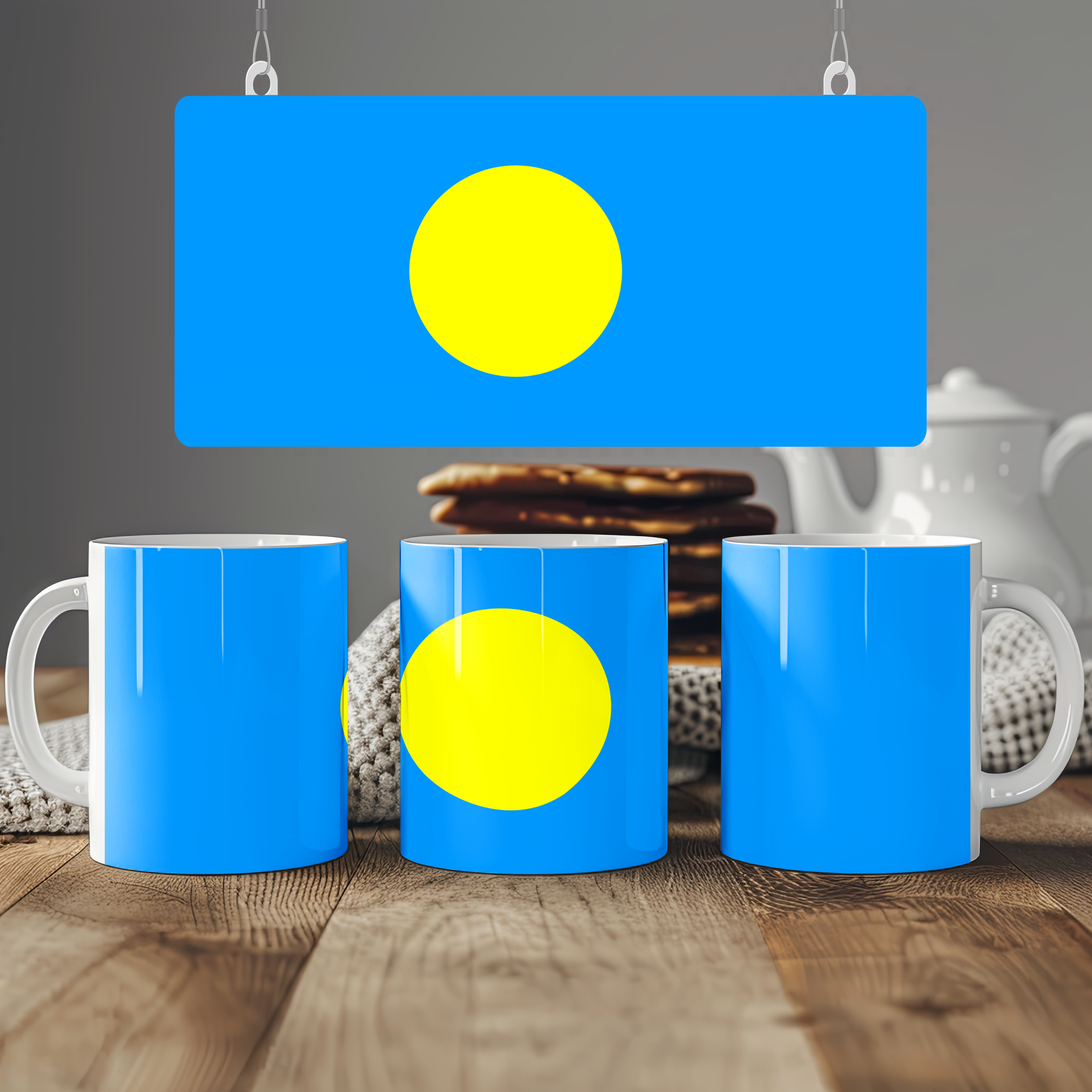 Palau Flag Mug | Patriotic Coffee Cup | Gift for Expats, Palau Heritage & Travelers