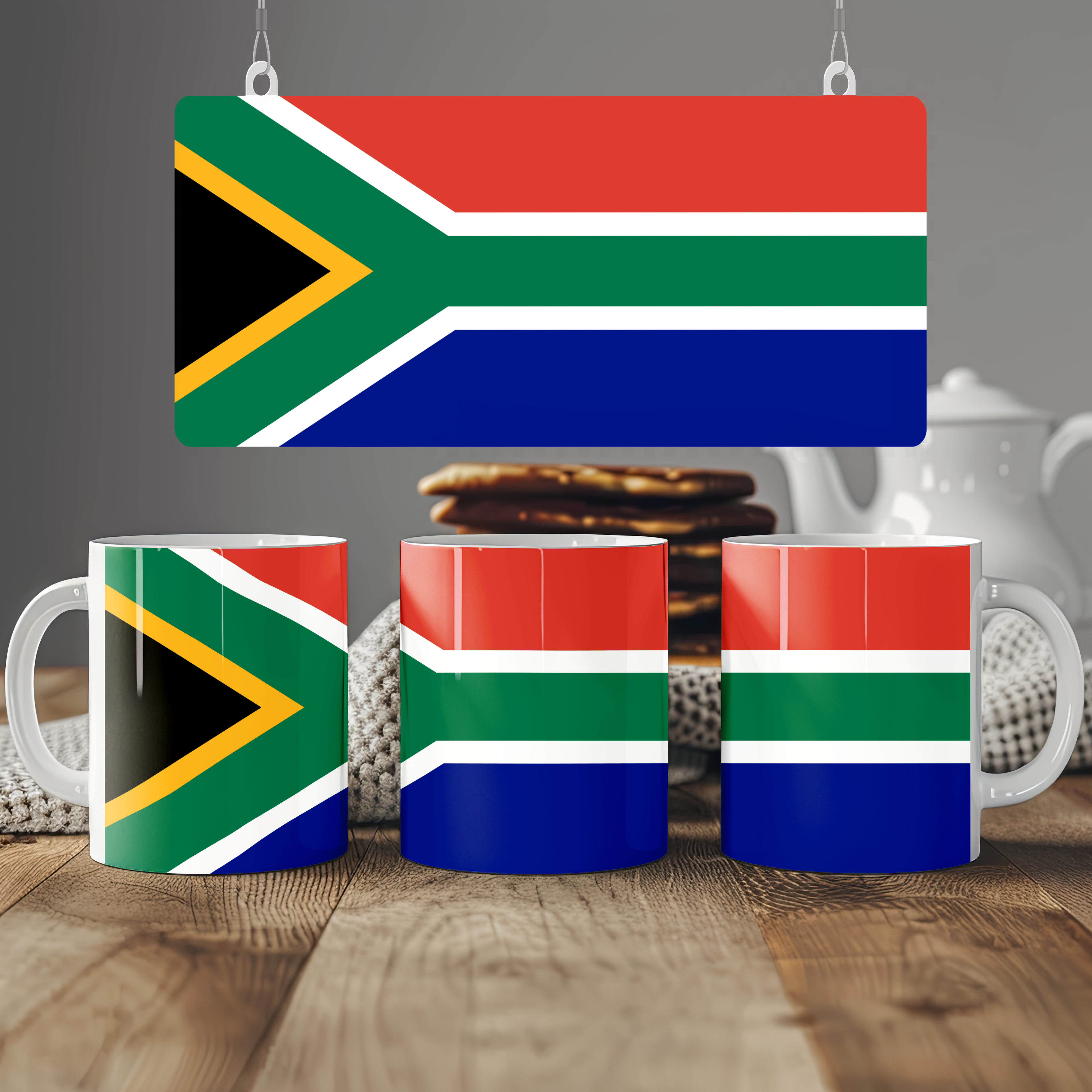 South Africa Flag Mug | Patriotic Coffee Cup | Gift for Expats, South Africa Heritage & Travelers