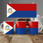 Sint Maarten Flag Mug | Patriotic Coffee Cup | Gift for Expats, Sint Maarten Heritage & Travelers