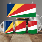 Seychelles Flag Mug | Patriotic Coffee Cup | Gift for Expats, Seychelles Heritage & Travelers