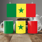 Senegal Flag Mug | Patriotic Coffee Cup | Gift for Expats, Senegal Heritage & Travelers