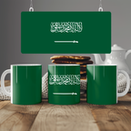 Saudi Arabia Flag Mug | Patriotic Coffee Cup | Gift for Expats, Saudi Arabia Heritage & Travelers