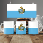 San Marino Flag Mug | Patriotic Coffee Cup | Gift for Expats, San Marino Heritage & Travelers
