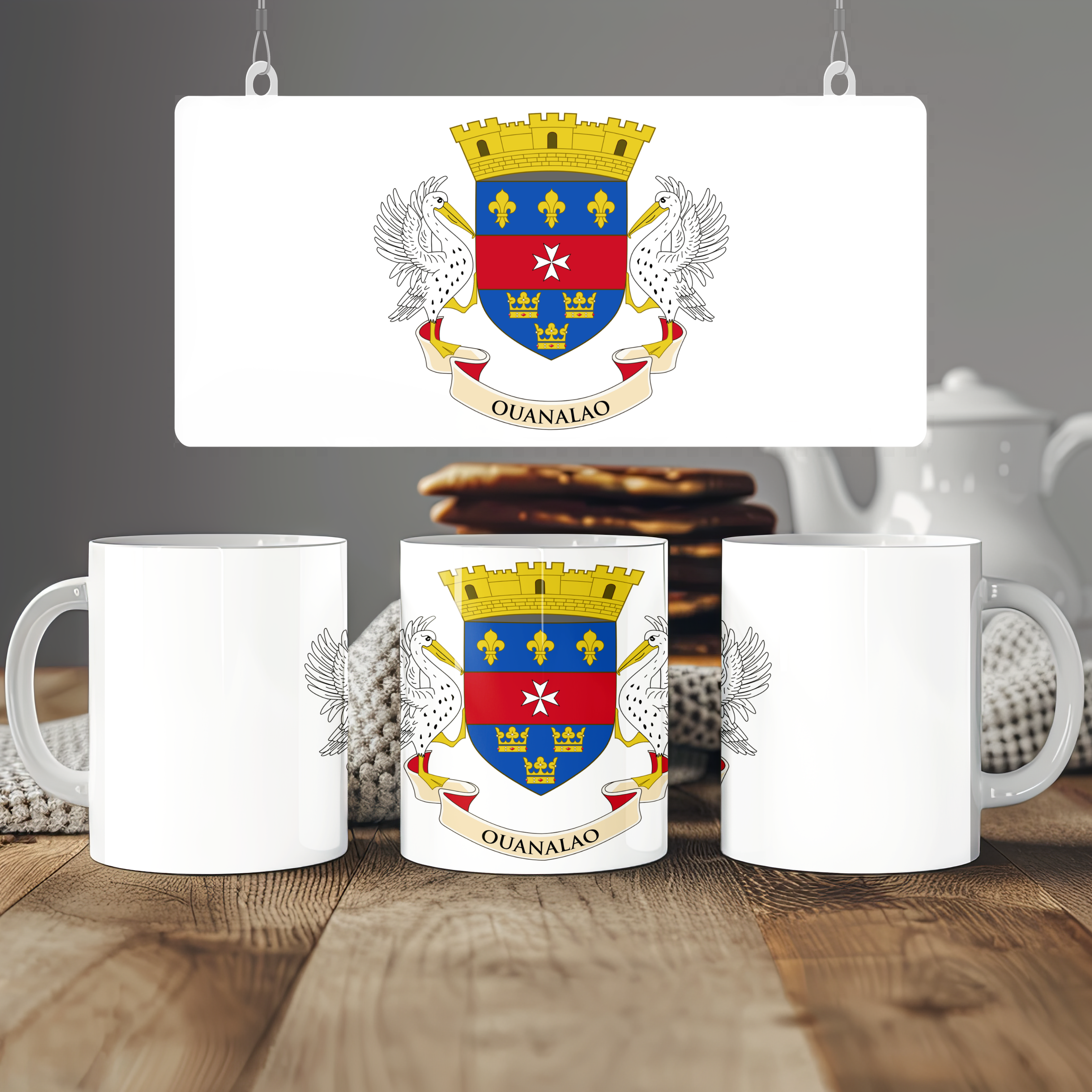 Saint Barthélemy Flag Mug | Patriotic Coffee Cup | Gift for Expats, Saint Barthélemy Heritage & Travelers