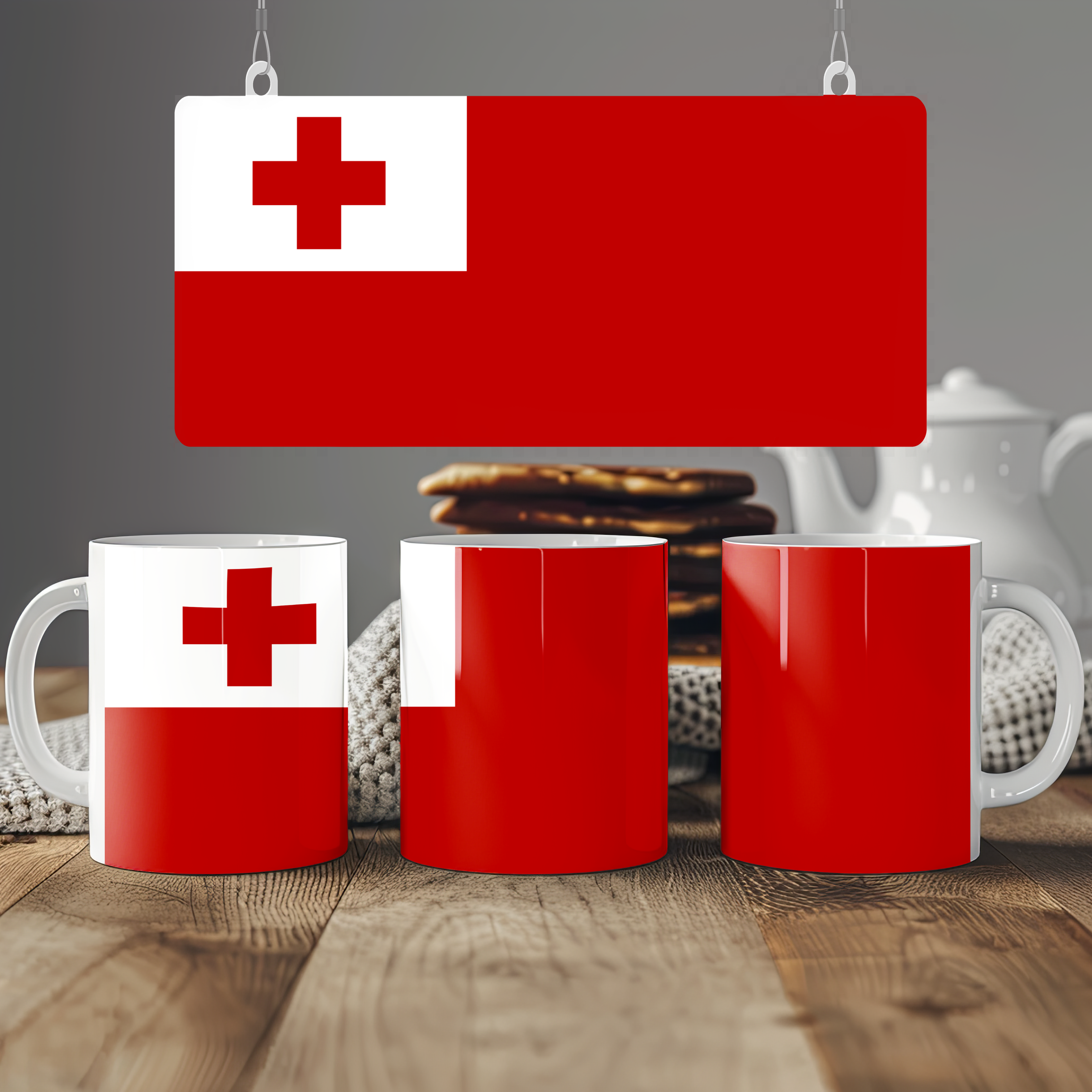 Tonga Flag Mug | Patriotic Coffee Cup | Gift for Expats, Tonga Heritage & Travelers
