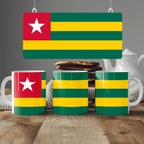 Togo Flag Mug | Patriotic Coffee Cup | Gift for Expats, Togo Heritage & Travelers