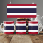 Thailand Flag Mug | Patriotic Coffee Cup | Gift for Expats, Thailand Heritage & Travelers