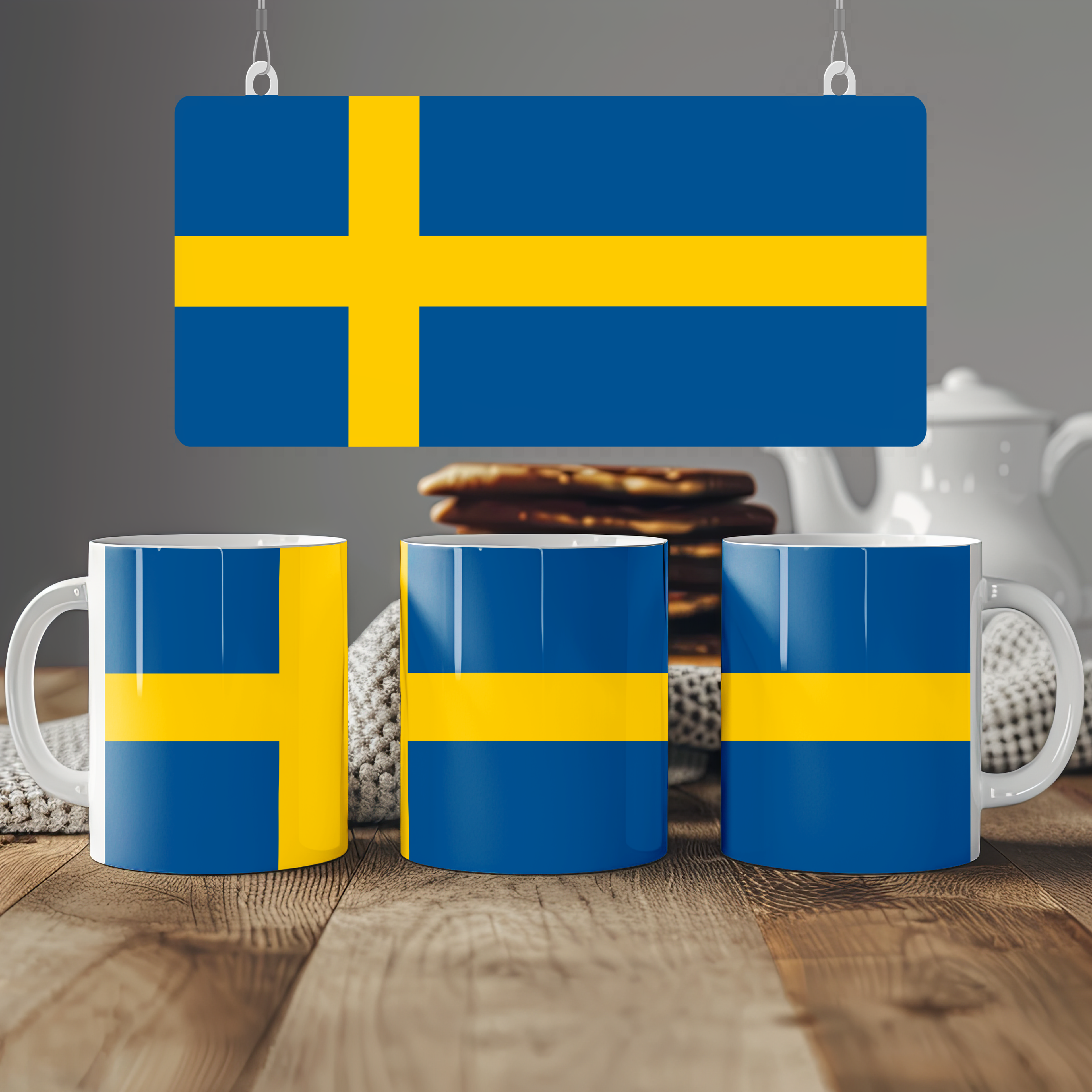 Sweden Flag Mug | Patriotic Coffee Cup | Gift for Expats, Sweden Heritage & Travelers