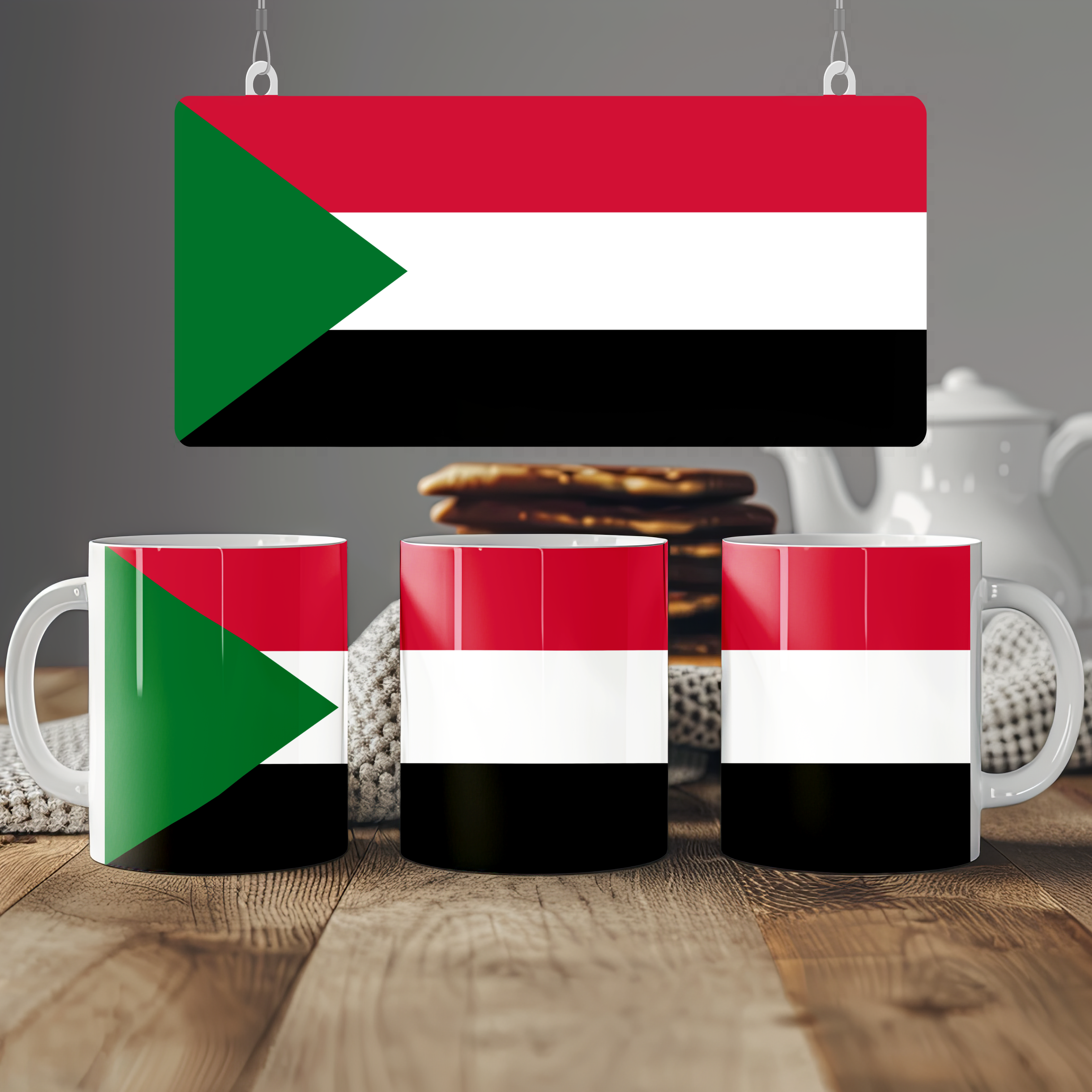 Sudan Flag Mug | Patriotic Coffee Cup | Gift for Expats, Sudan Heritage & Travelers