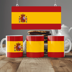 Spain Flag Mug | Patriotic Coffee Cup | Gift for Expats, Spain Heritage & Travelers