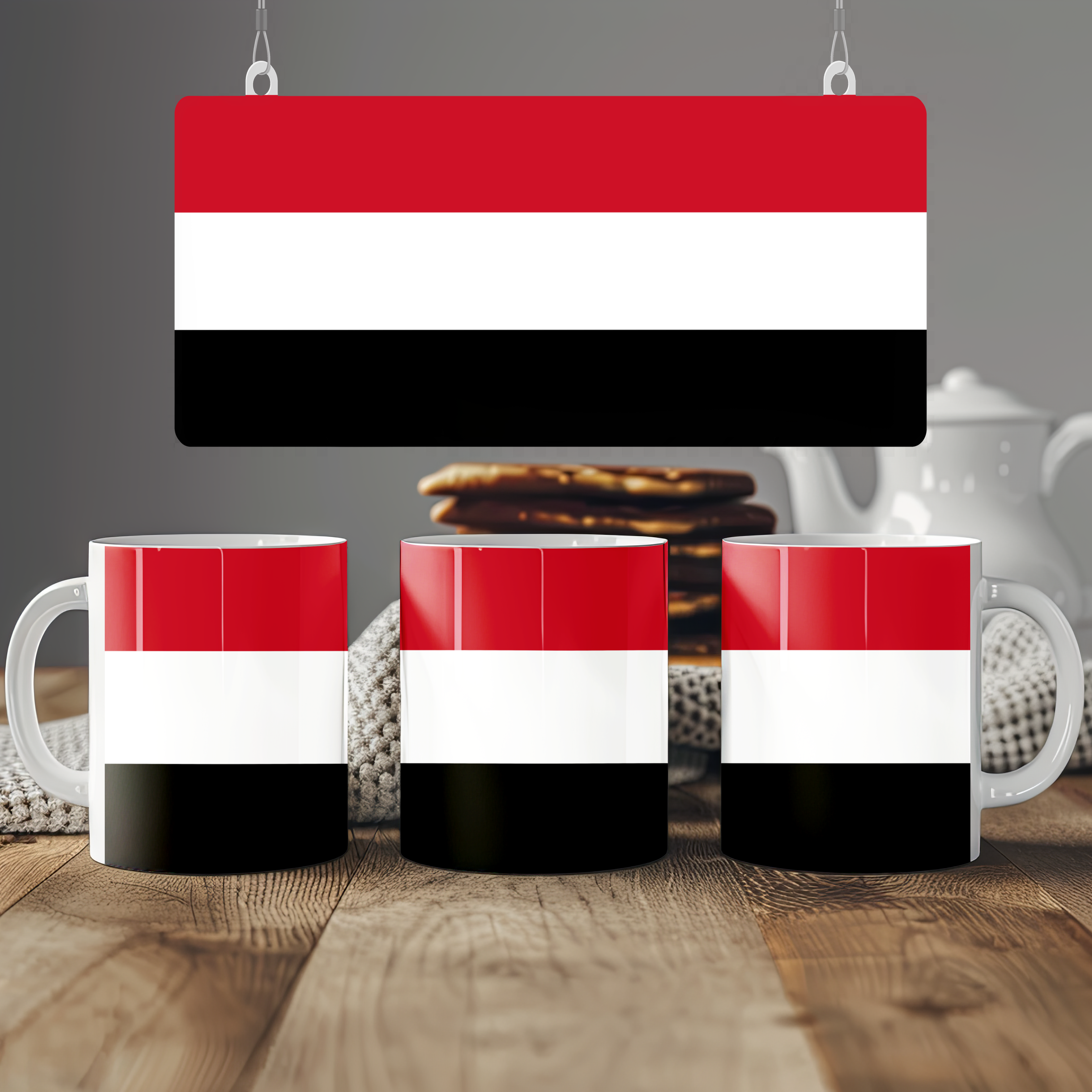 Yemen Flag Mug | Patriotic Coffee Cup | Gift for Expats, Yemen Heritage & Travelers