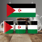 Western Sahara Flag Mug | Patriotic Coffee Cup | Gift for Expats, Western Sahara Heritage & Travelers