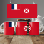 Wallis and Futuna Flag Mug | Patriotic Coffee Cup | Gift for Expats, Wallis and Futuna Heritage & Travelers
