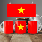 Vietnam Flag Mug | Patriotic Coffee Cup | Gift for Expats, Vietnam Heritage & Travelers