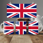 United Kingdom Flag Mug | Patriotic Coffee Cup | Gift for Expats, United Kingdom Heritage & Travelers