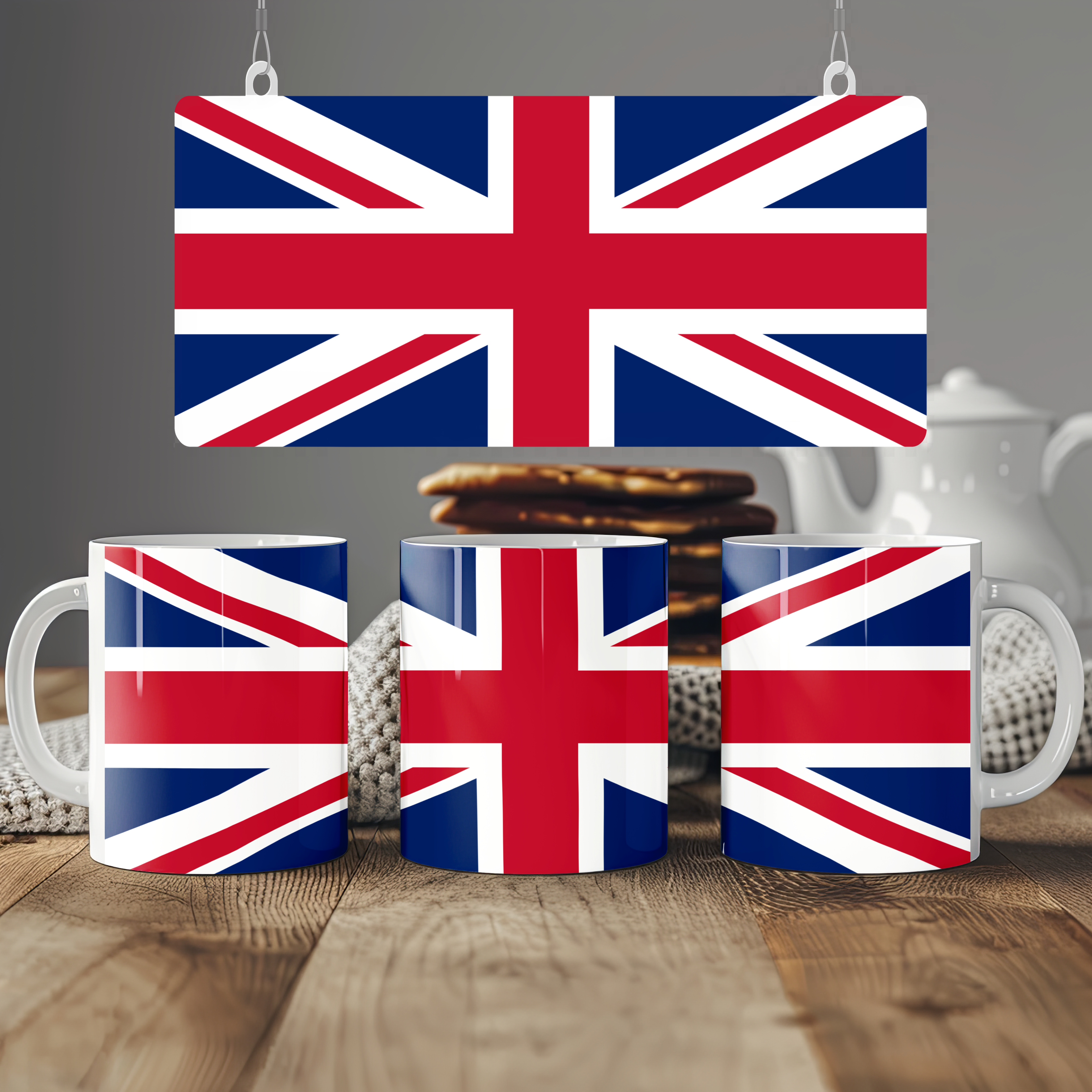 United Kingdom Flag Mug | Patriotic Coffee Cup | Gift for Expats, United Kingdom Heritage & Travelers