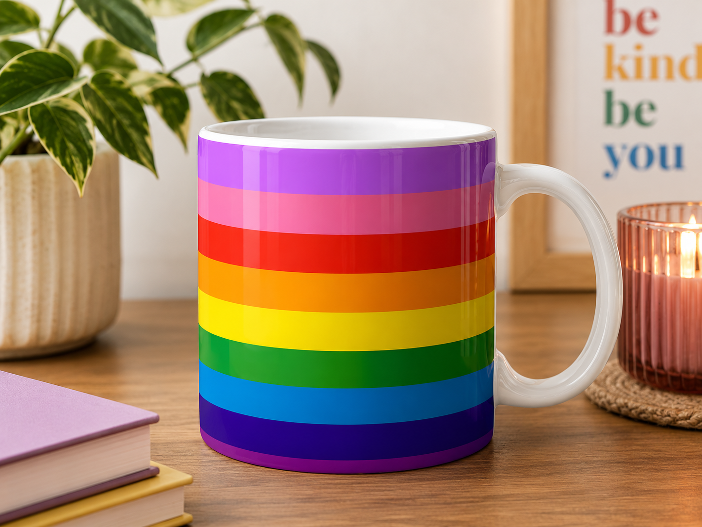 Gilbert Baker Pride Mug | Gilbert Baker Flag Coffee Cup | LGBTQ+ Pride Gift | Queer Community Mug