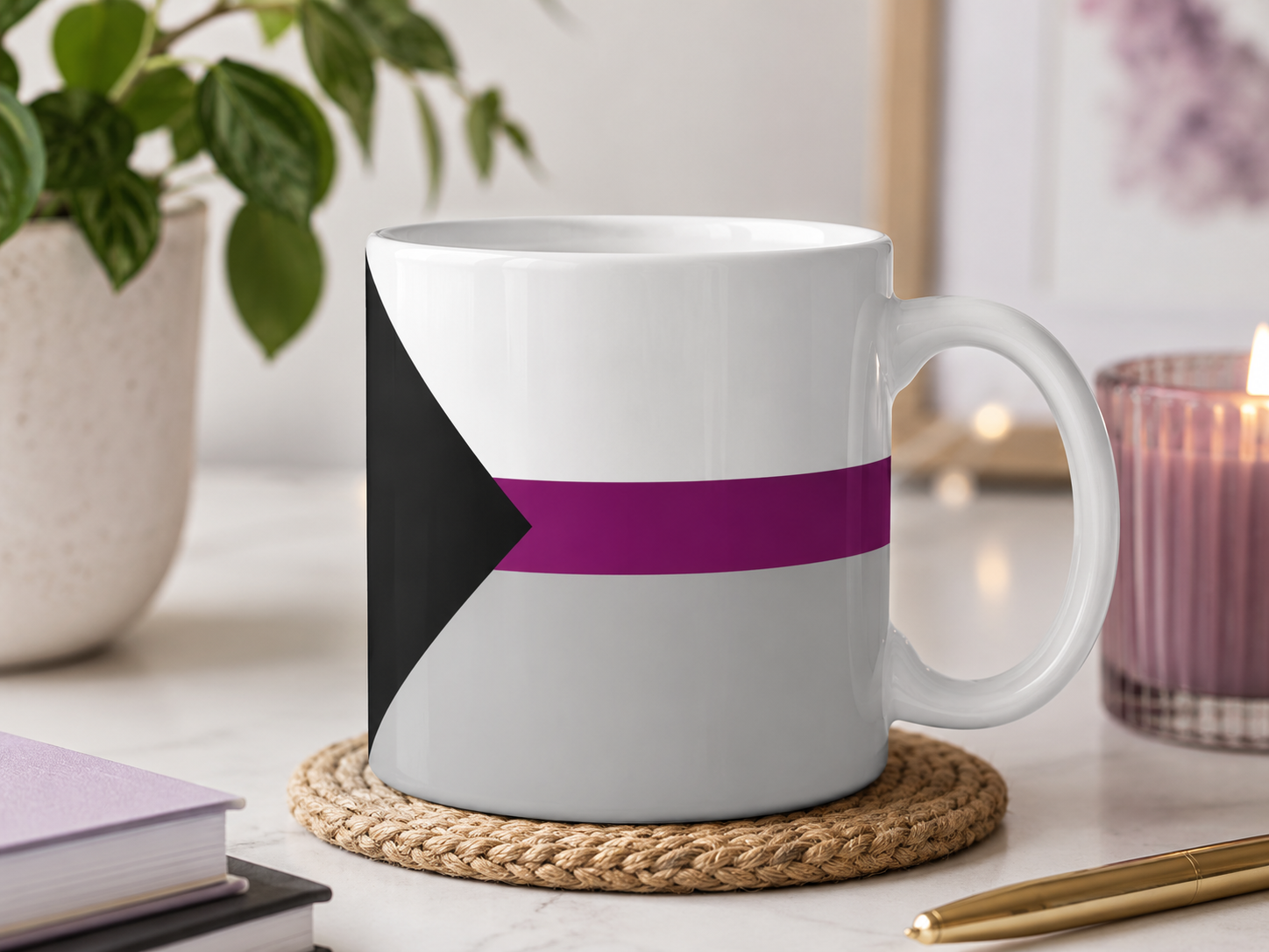 Demisexual Pride Mug | Demisexual Flag Coffee Cup | LGBTQ+ Pride Gift | Queer Community Mug