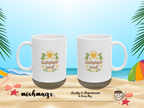 summer soul Summer Mug | Cute Coffee Mug | Beach Coffee Cup | Iced Coffee Mug | Summer Gift | Ceramic Mug