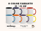 Funny "Fuck This Shit" Mug | Sarcastic Coffee Mug | Funny Office Mug | Coworker Gift | Minimalist Ceramic Mug | Choose Accent Color