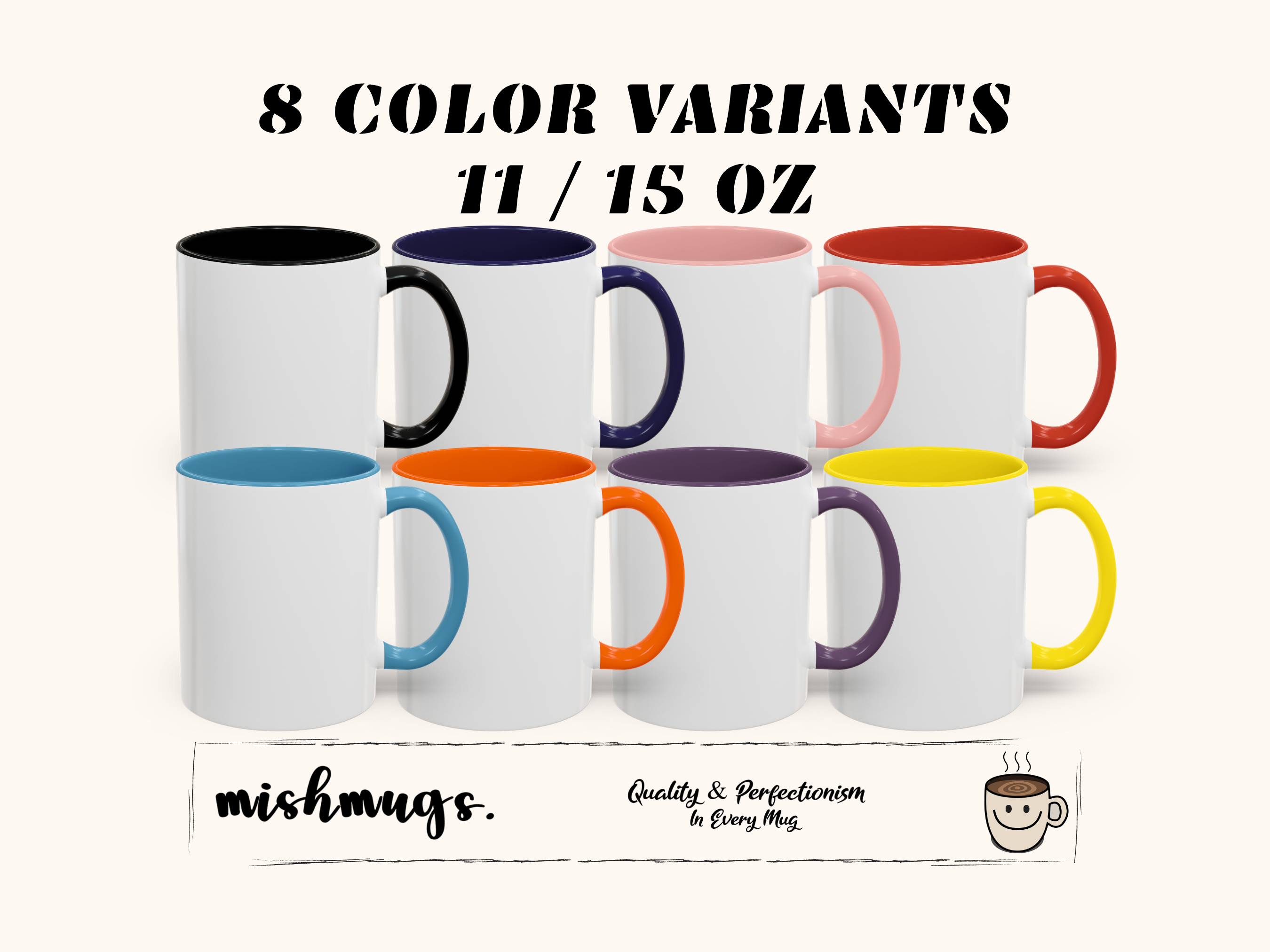 Funny "Fuck This Shit" Mug | Sarcastic Coffee Mug | Funny Office Mug | Coworker Gift | Minimalist Ceramic Mug | Choose Accent Color