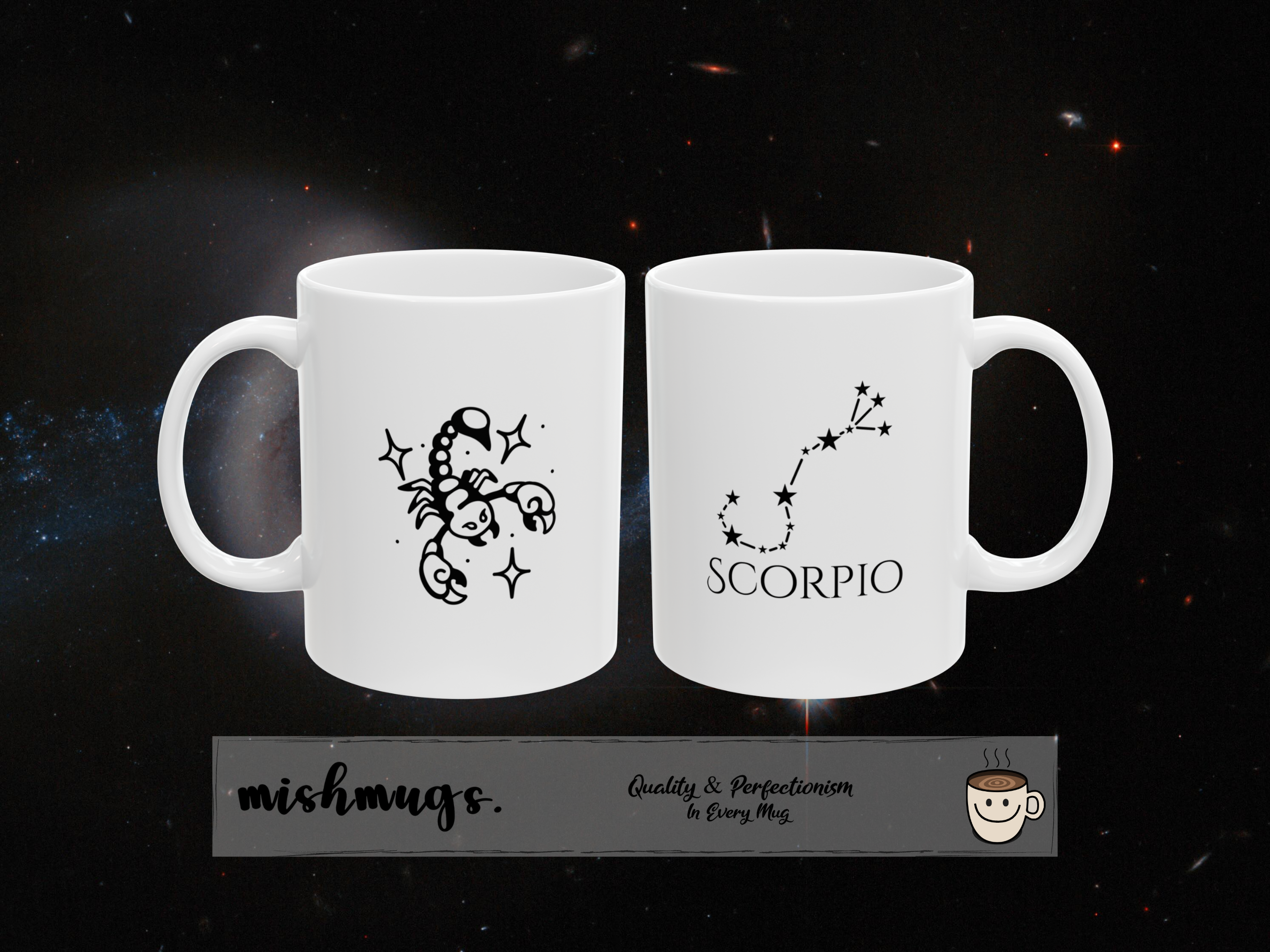 Scorpio Zodiac Mug | Astrology Coffee Mug | Horoscope Gift | Ceramic Zodiac Cup | Birthday Gift