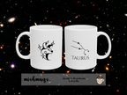 Taurus Zodiac Mug | Astrology Coffee Mug | Horoscope Gift | Ceramic Zodiac Cup | Birthday Gift