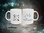 Sagittarius Zodiac Mug | Astrology Coffee Mug | Horoscope Gift | Ceramic Zodiac Cup | Birthday Gift