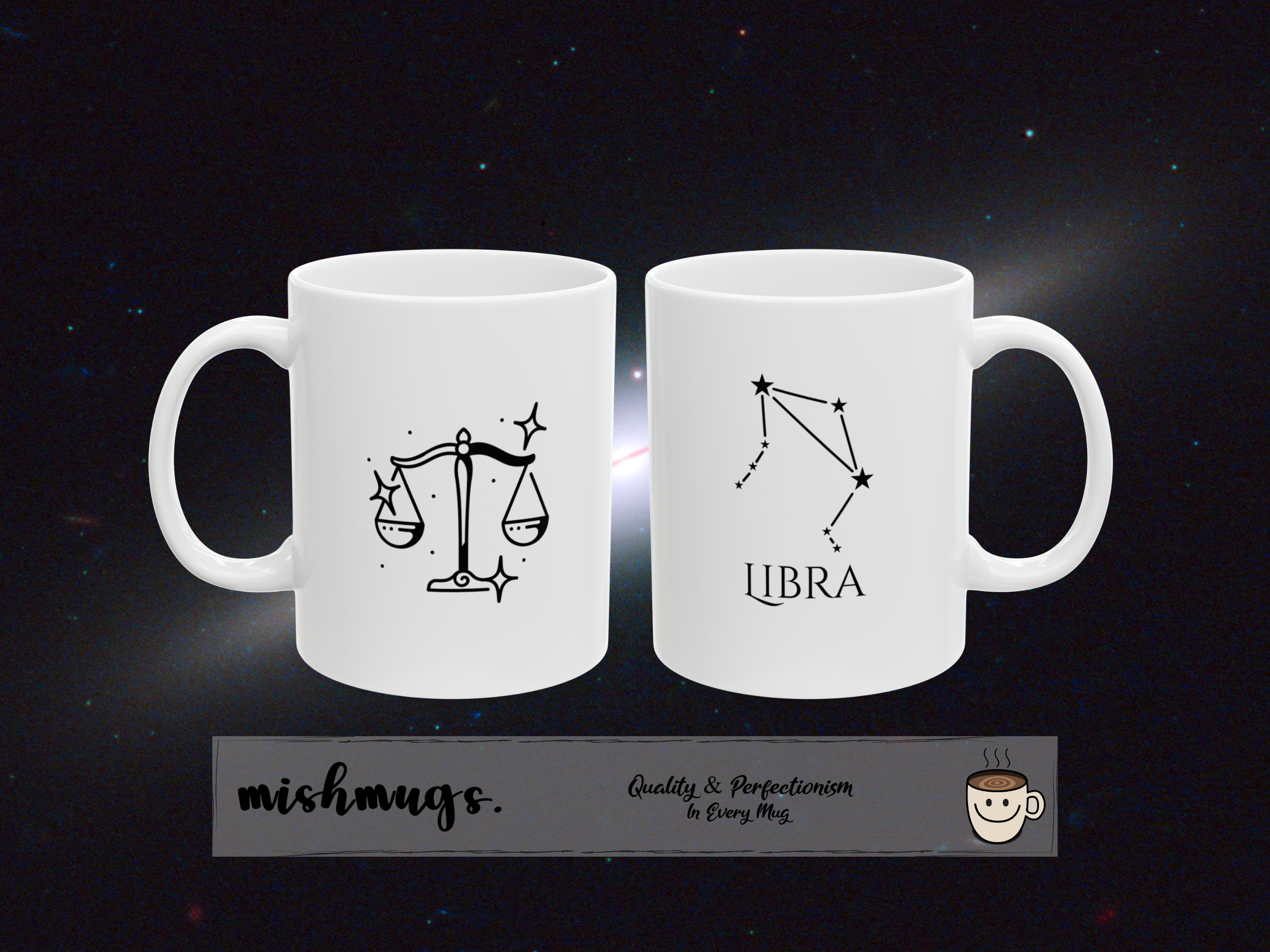 Libra Zodiac Mug | Astrology Coffee Mug | Horoscope Gift | Ceramic Zodiac Cup | Birthday Gift