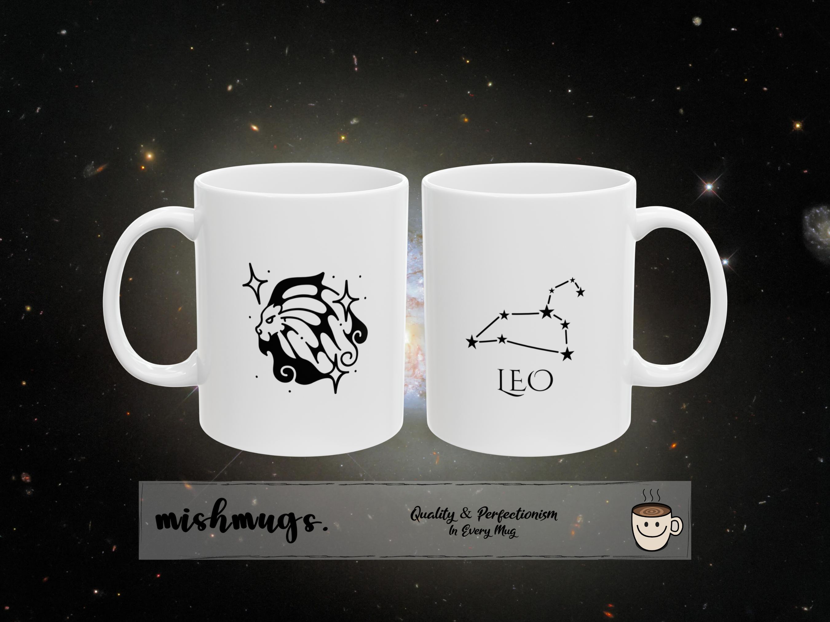 Leo Zodiac Mug | Astrology Coffee Mug | Horoscope Gift | Ceramic Zodiac Cup | Birthday Gift