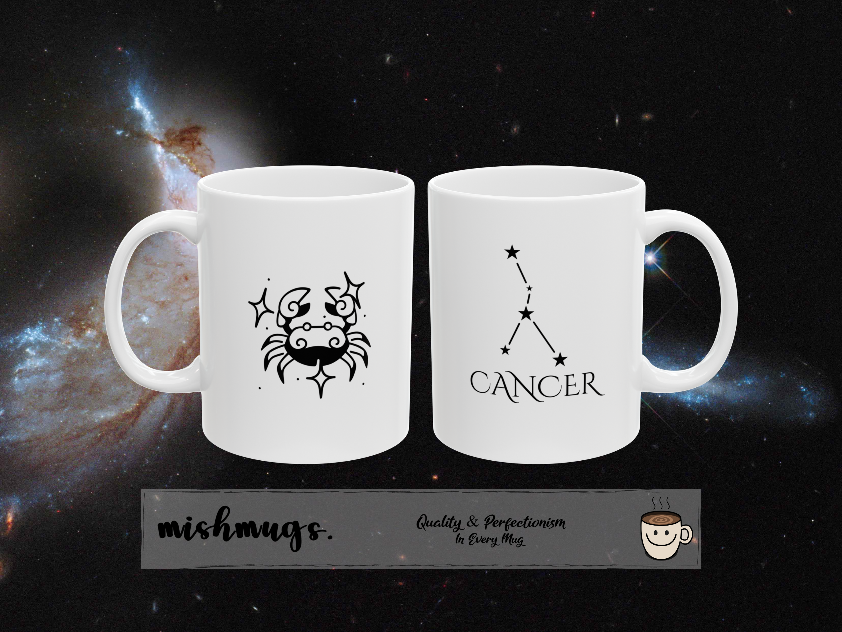 Cancer Zodiac Mug | Astrology Coffee Mug | Horoscope Gift | Ceramic Zodiac Cup | Birthday Gift