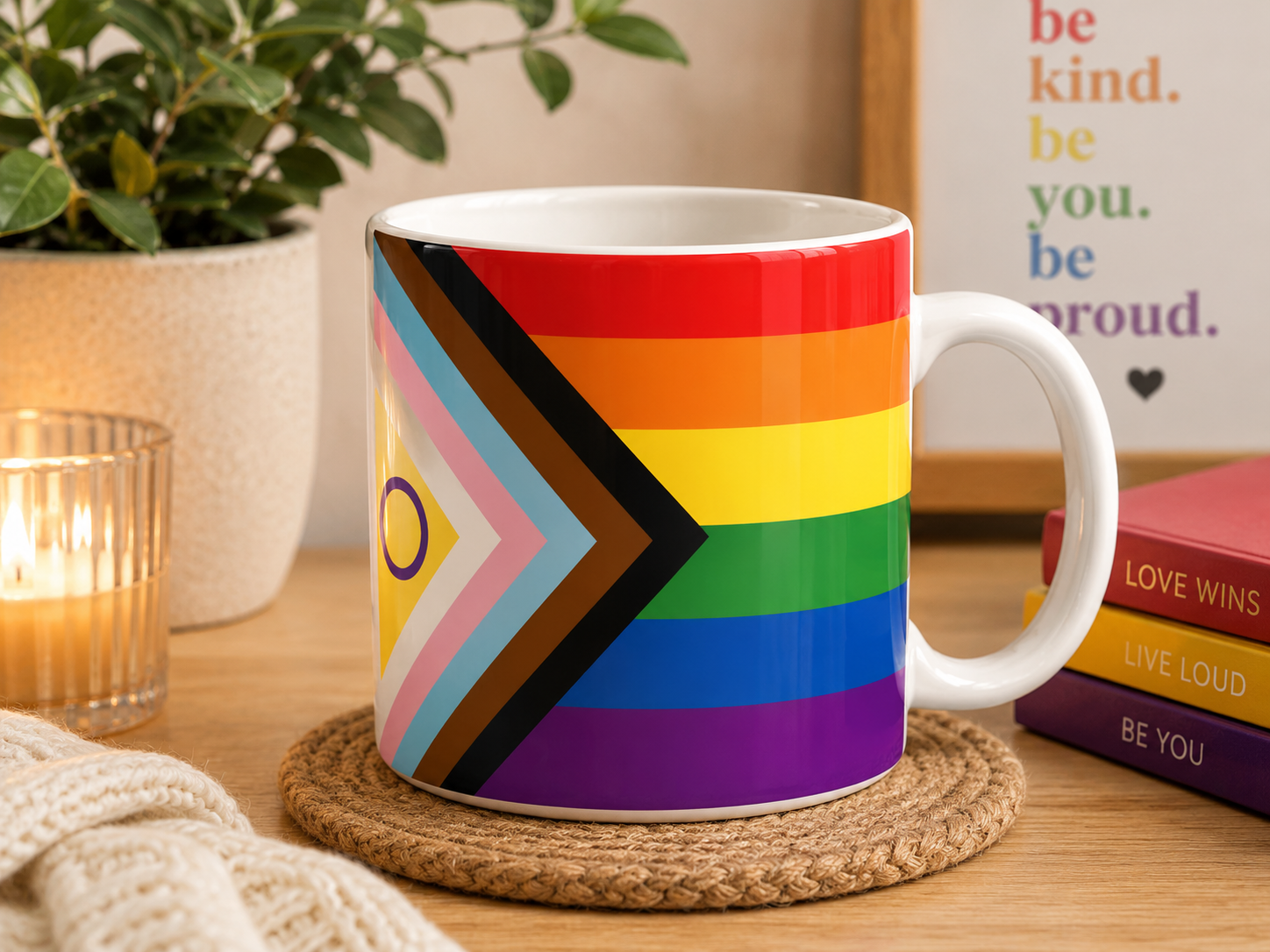 Intersex-Inclusive Progress Pride Mug | Intersex-Inclusive Progress Flag Coffee Cup | LGBTQ+ Pride Gift | IIP Community Mug