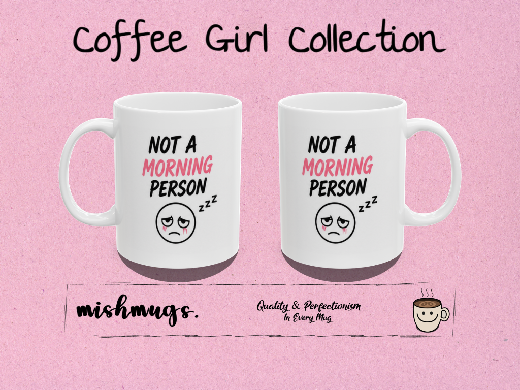 not a morning person Mug | Funny Coffee Mug | Iced Coffee Lover Gift | Cute Coffee Cup | Coffee Addict Mug | Ceramic Mug
