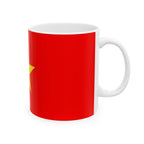 Vietnam Flag Mug | Patriotic Coffee Cup | Gift for Expats, Vietnam Heritage & Travelers